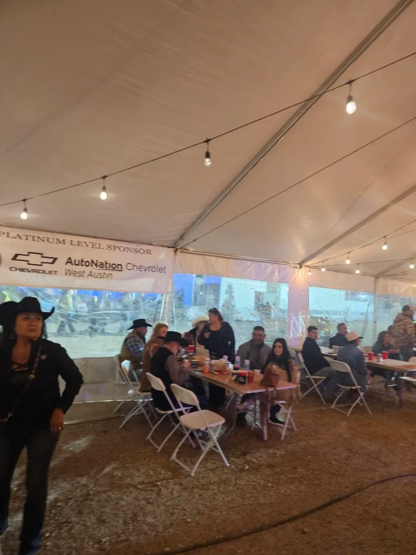 Volunteers serving guests at the 2025 event.