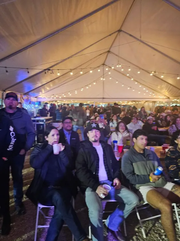 The tent crowd at the 2025 event.