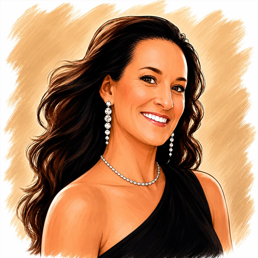 Illustrated caricature portrait of Felicia Cargill.