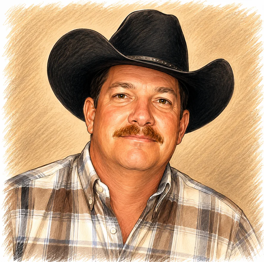 Illustrated caricature portrait of Michael McNabb.