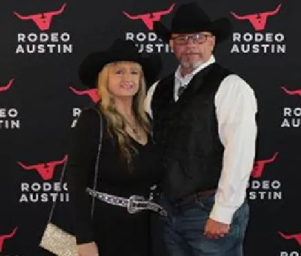 Ann and Deke Pierce together at the foundation’s BBQ tent.